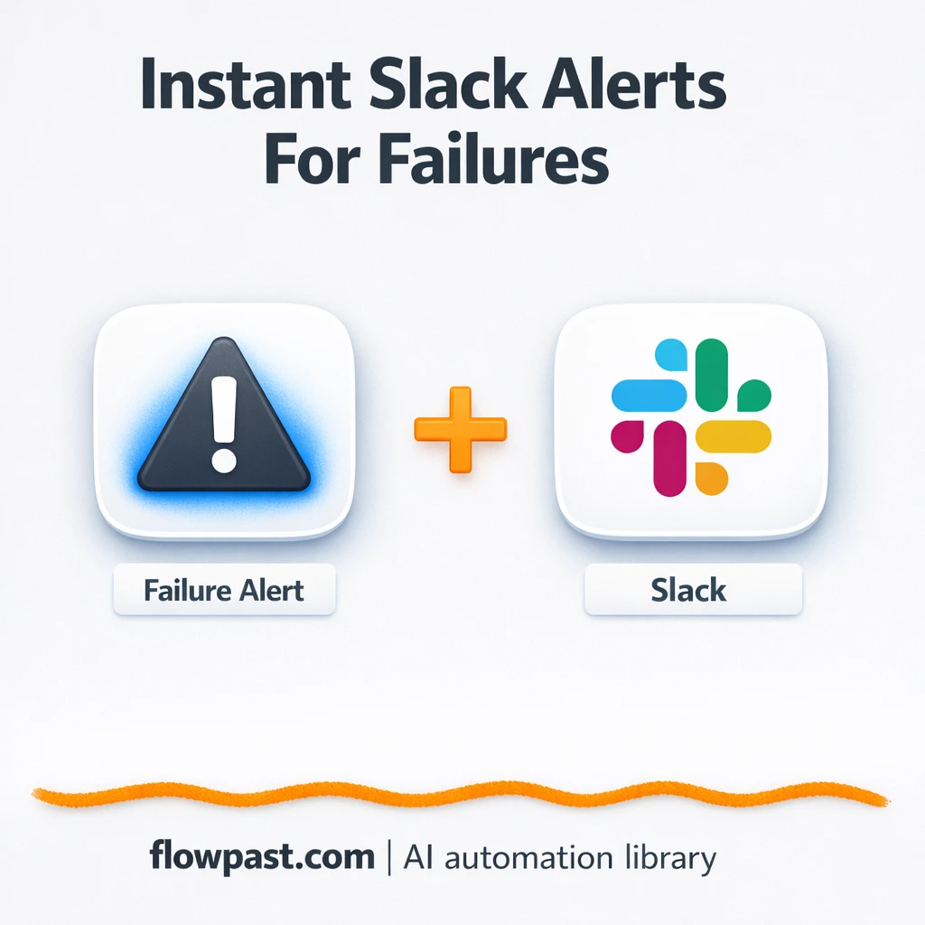 Slack alerts when your automations fail quietly - n8n workflow automation template
