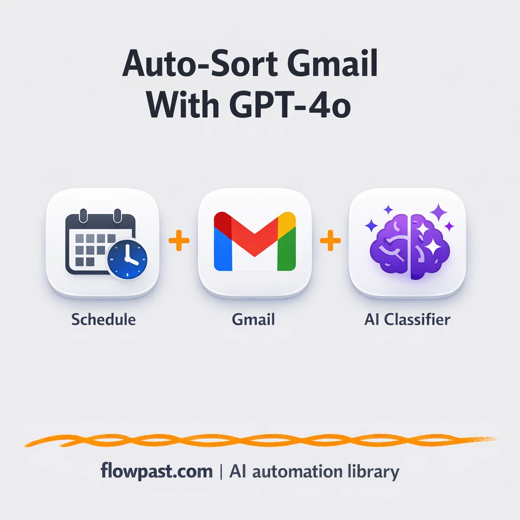 Gmail + GPT-4o: only actionable emails in view - n8n workflow automation template
