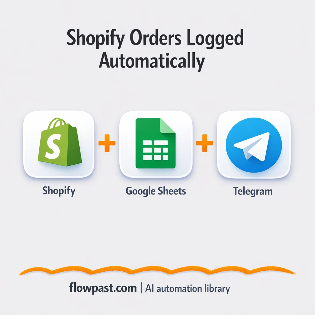Shopify to Google Sheets, order logs that stay clean - n8n workflow automation template
