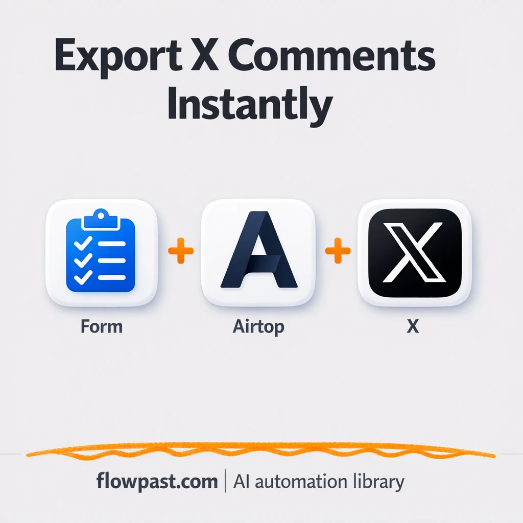 Airtop + Google Sheets: X comments in a clean table - n8n workflow automation template