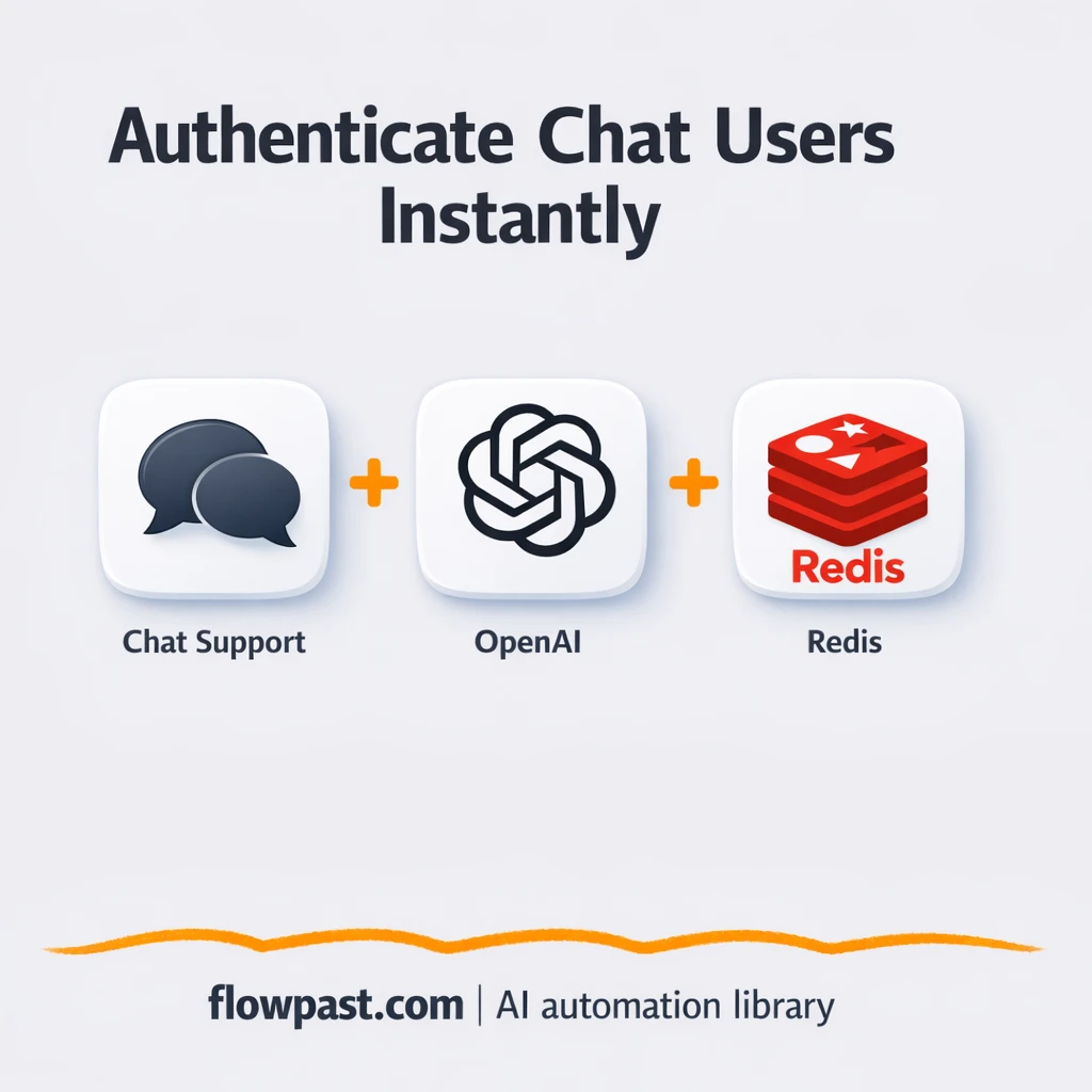 OpenAI + Redis: seamless chat login links on demand - n8n workflow automation template