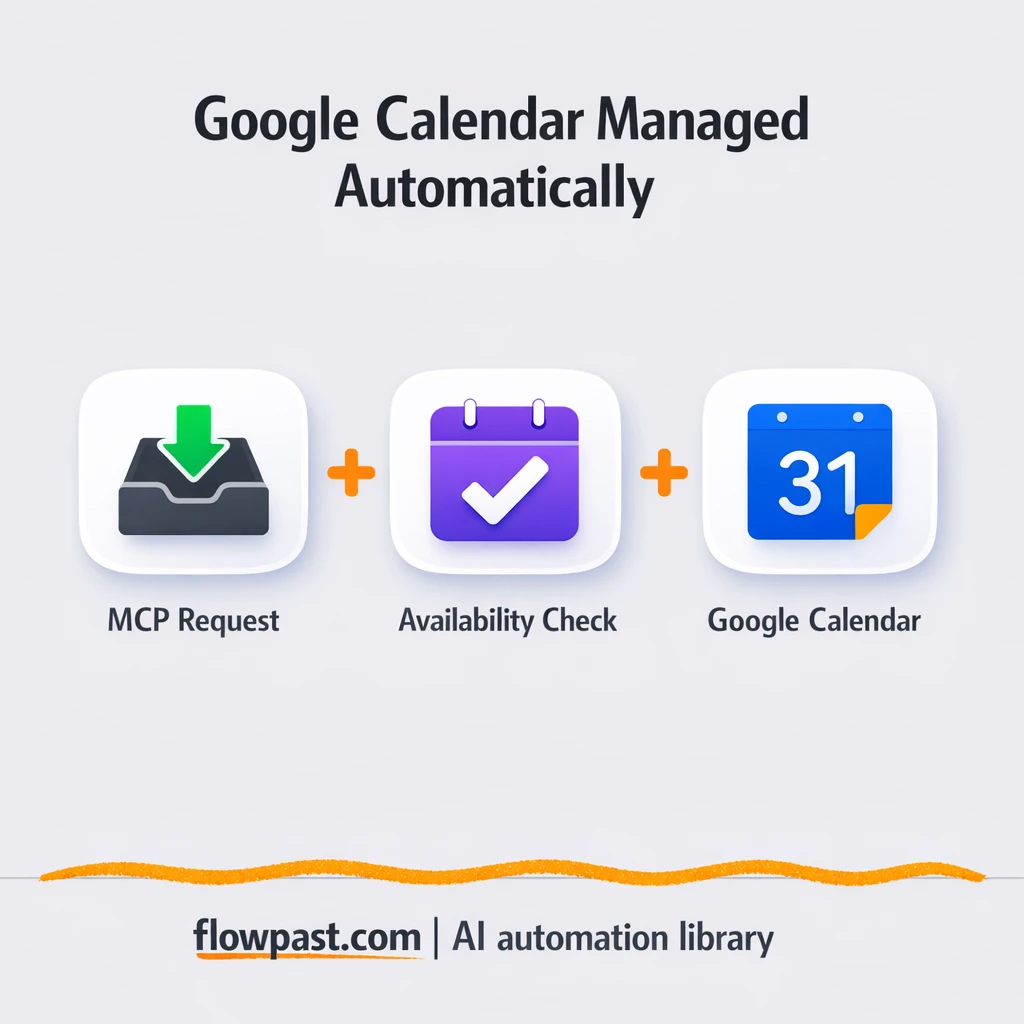 Google Calendar + Slack: fewer double bookings - n8n workflow automation template