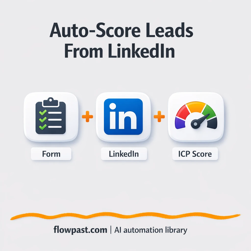 Airtop + Google Sheets: LinkedIn leads scored fast - n8n workflow automation template