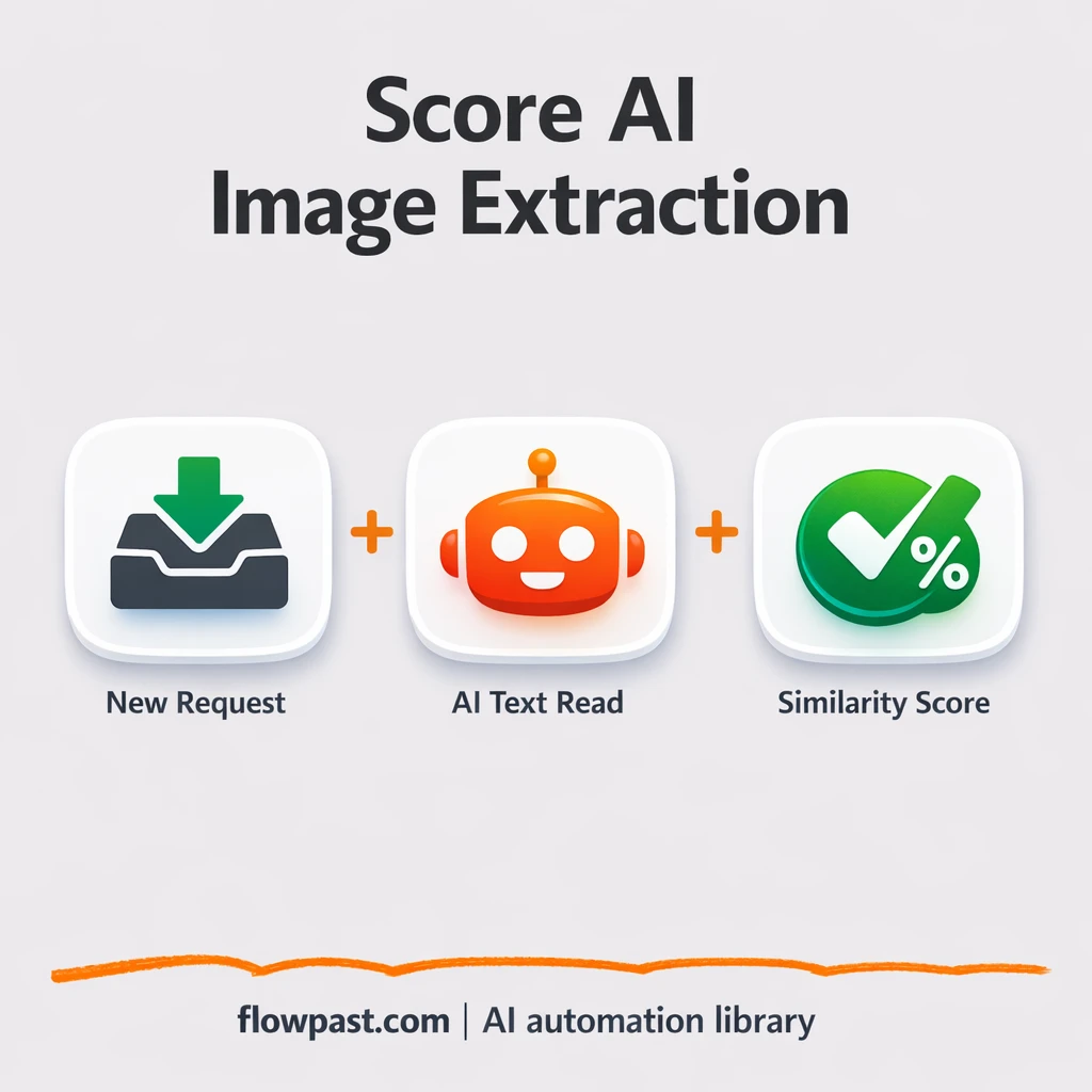 OpenAI + Google Sheets, score image text accuracy - n8n workflow automation template
