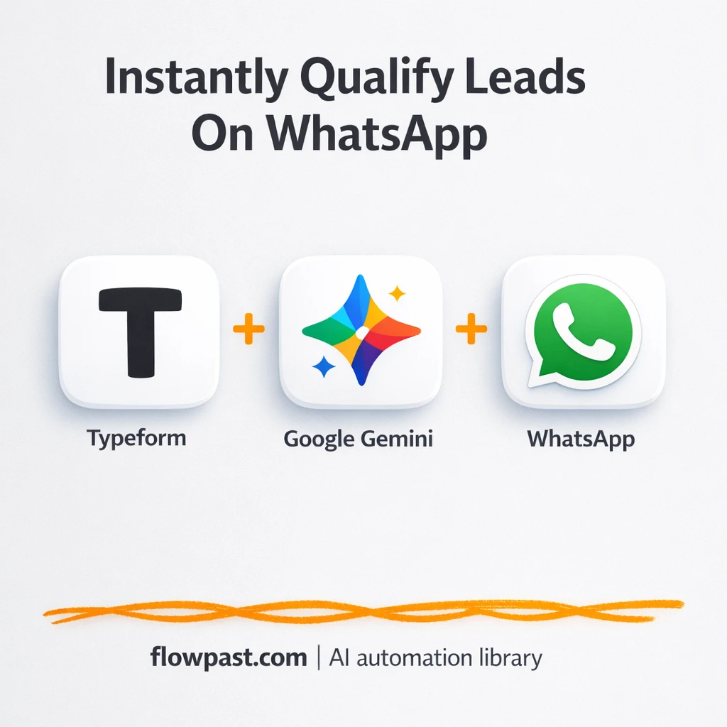 Typeform + WhatsApp: reply to leads by sentiment - n8n workflow automation template