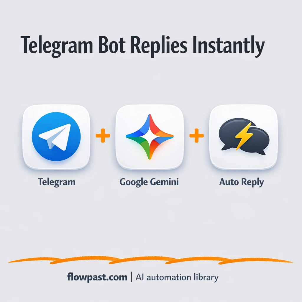 Telegram + Google Gemini: replies that stay on-brand - n8n workflow automation template