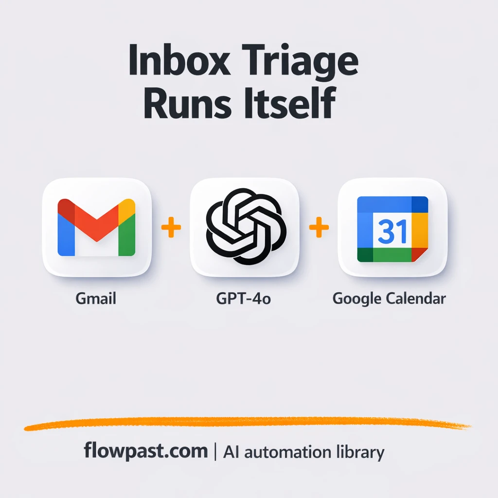 Gmail + Google Calendar: replies and meetings handled - n8n workflow automation template