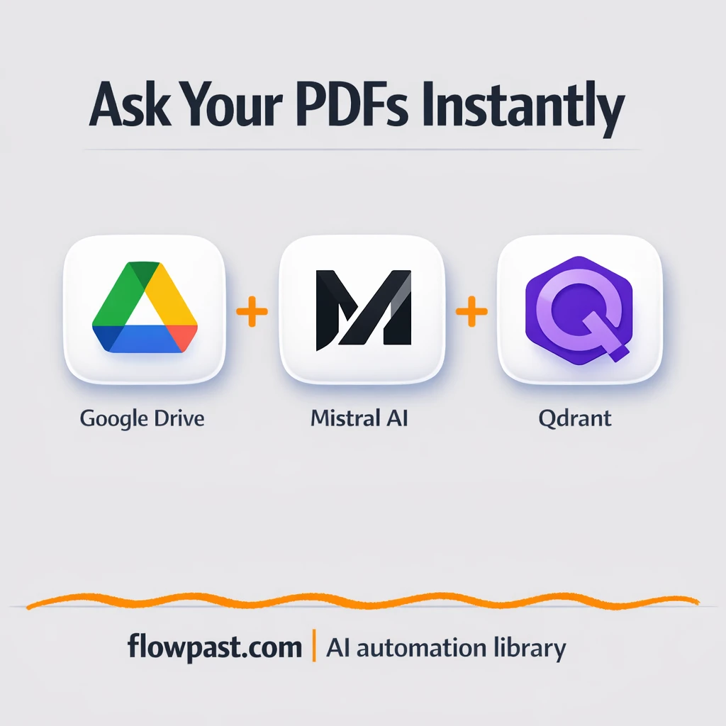 Google Drive + Gemini: answers from your PDFs - n8n workflow automation template