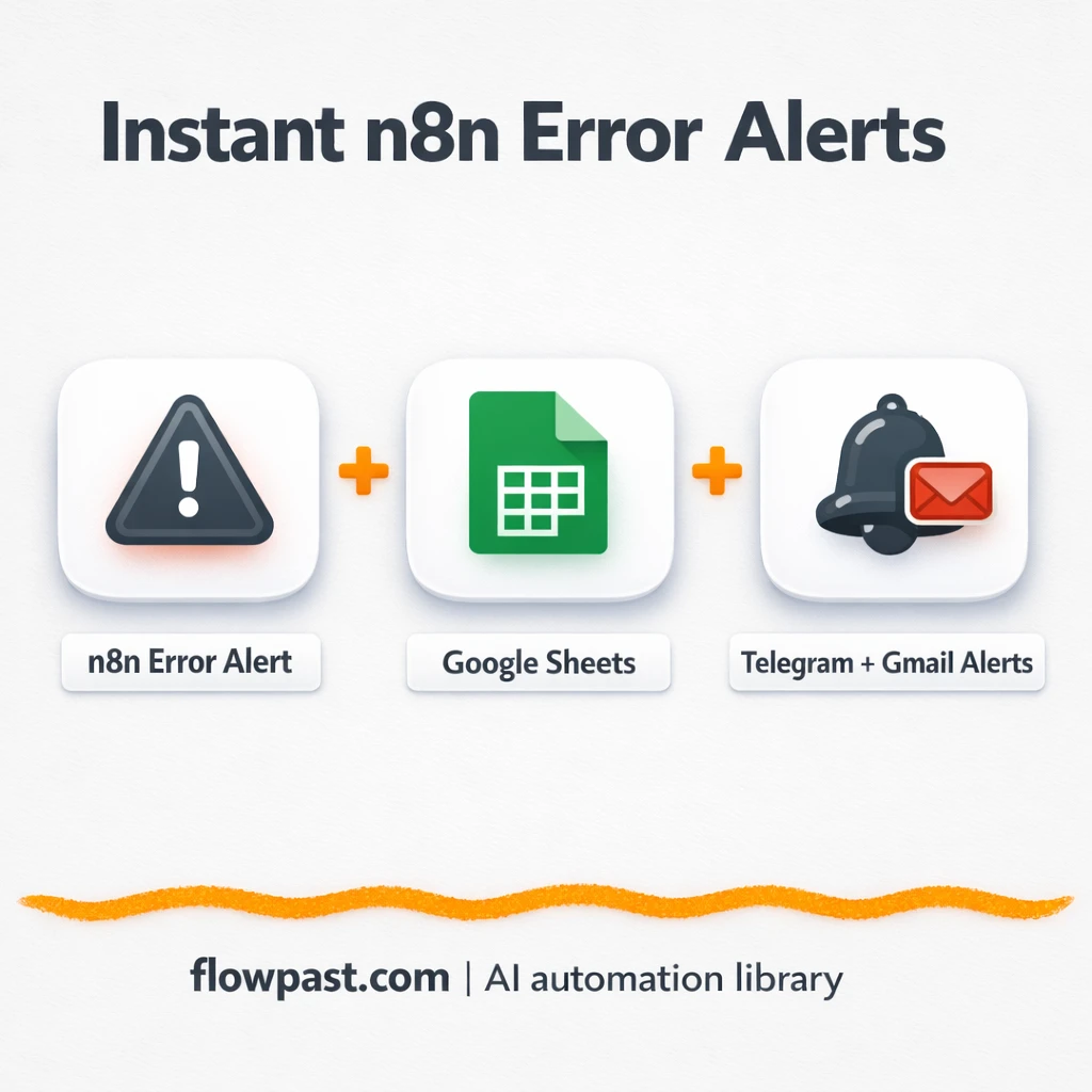 Google Sheets + Telegram: never miss error alerts - n8n workflow automation template