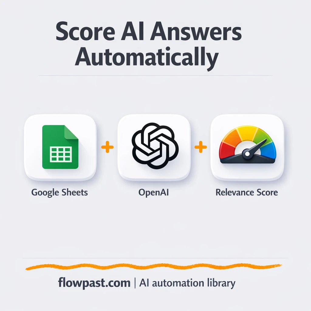 Telegram + OpenAI: score AI answers for better QA - n8n workflow automation template