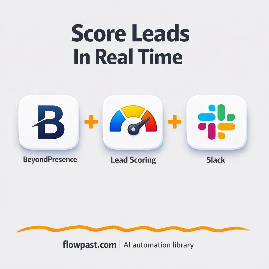 BeyondPresence + Slack: spot hot leads instantly - n8n workflow automation template