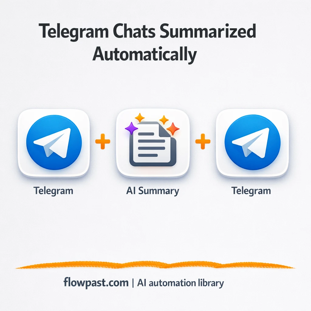 Telegram + OpenRouter: chat recaps everyone reads - n8n workflow automation template