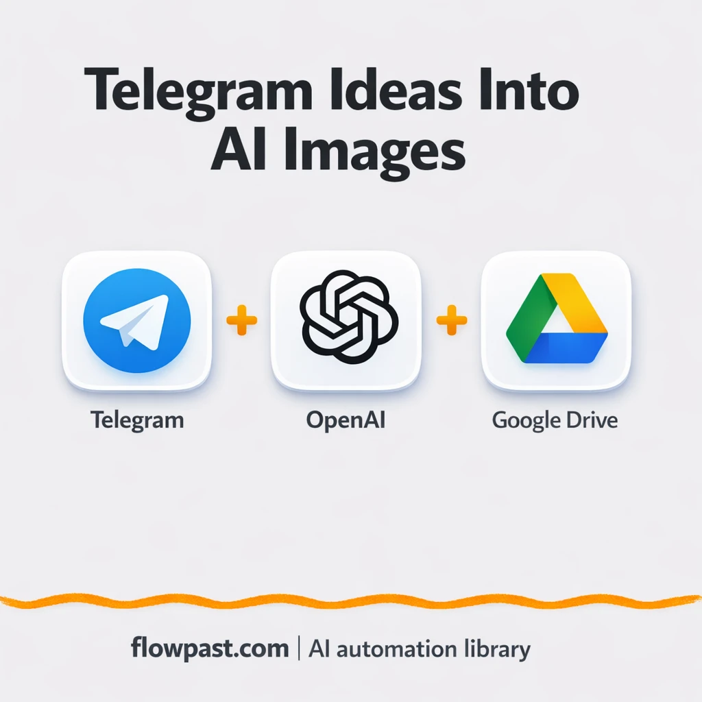 Telegram + Google Sheets: AI images you can reuse - n8n workflow automation template