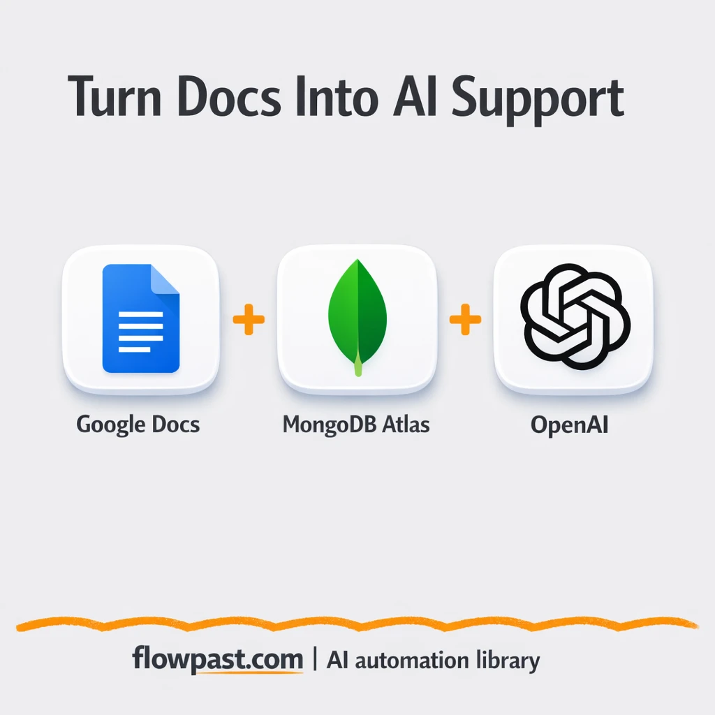 Google Docs + OpenAI: consistent support answers - n8n workflow automation template