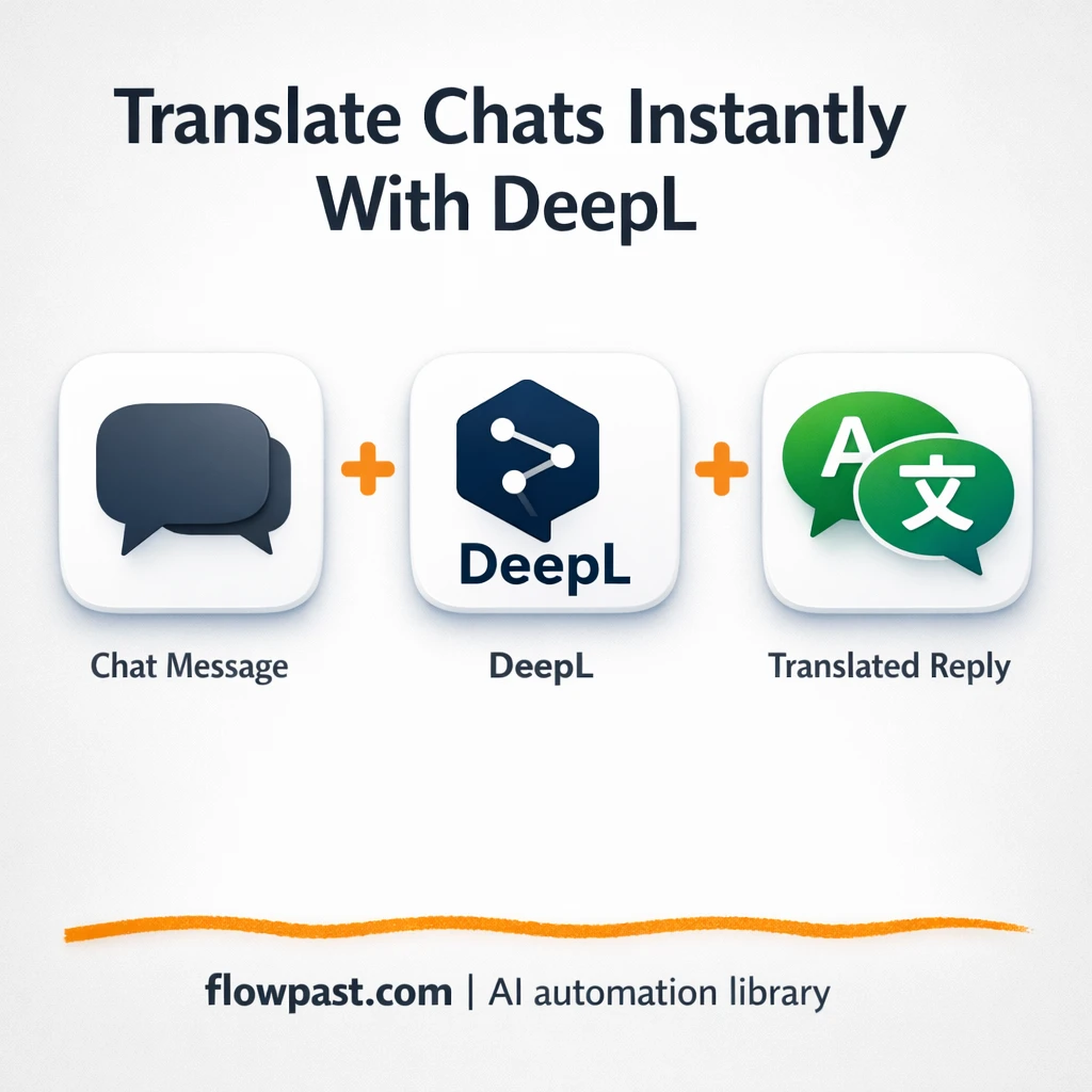 Telegram + DeepL: instant translations in every chat - n8n workflow automation template