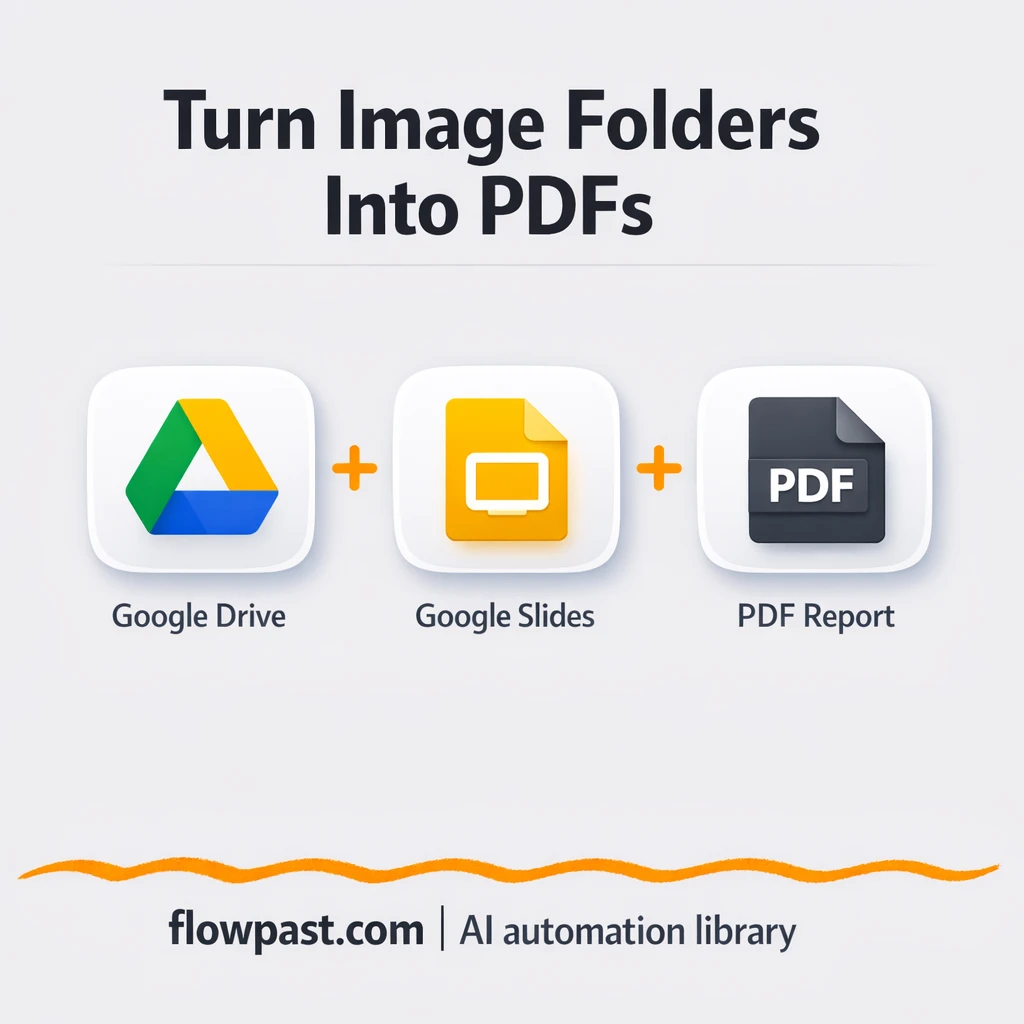 Google Drive to Google Slides, polished PDFs on demand - n8n workflow automation template