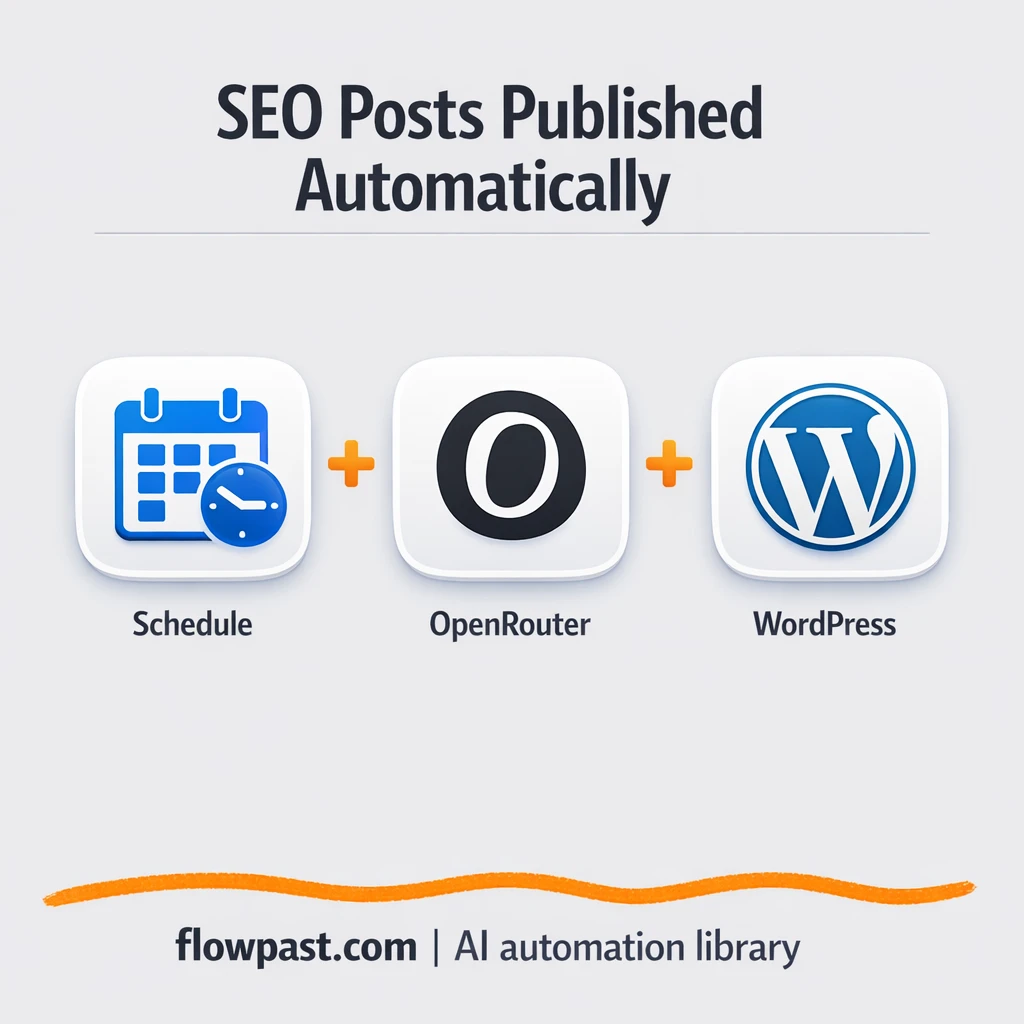 WordPress + Telegram: publish SEO posts on autopilot - n8n workflow automation template