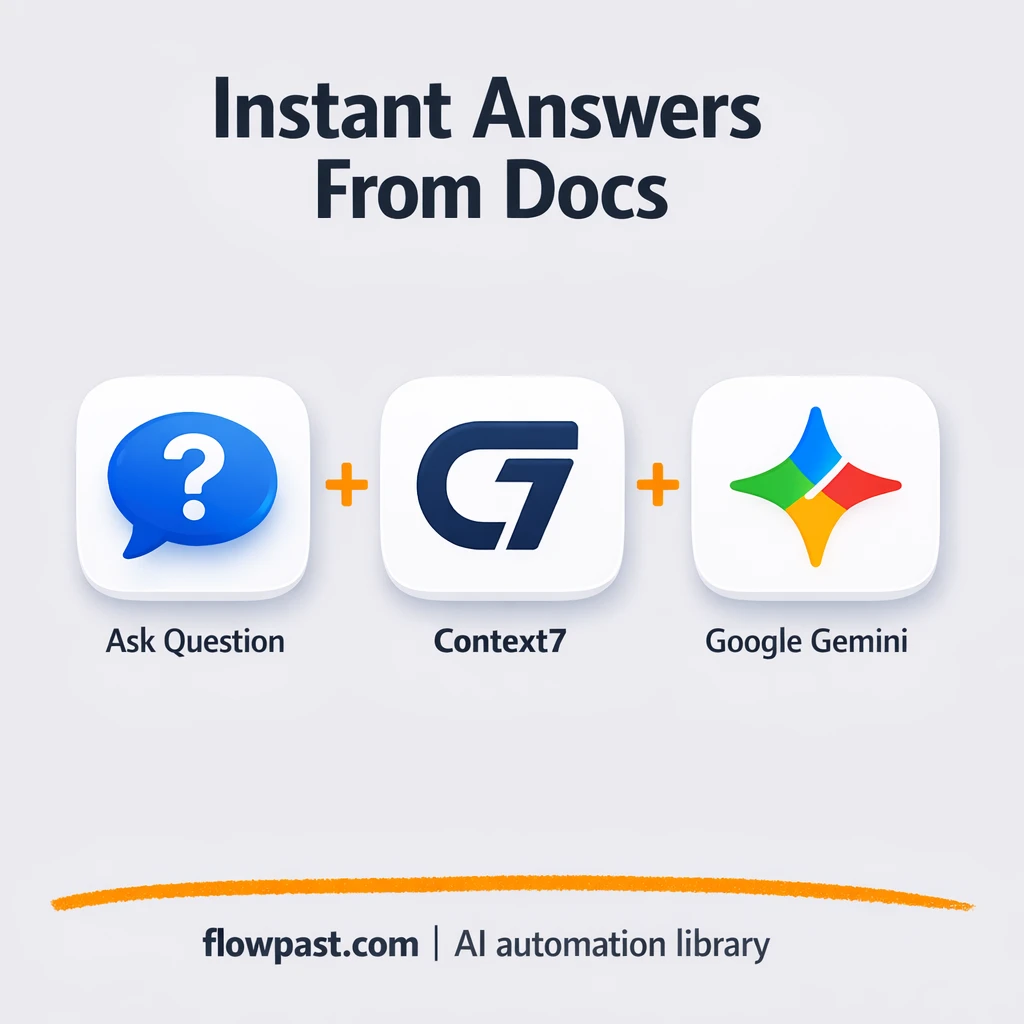 Slack + Google Gemini: instant answers from your docs - n8n workflow automation template