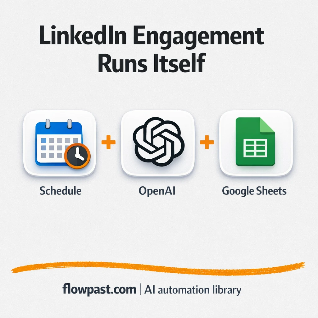 Phantombuster + Google Sheets, LinkedIn tracked - n8n workflow automation template