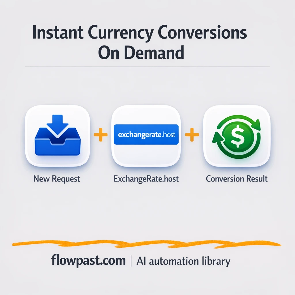 Google Sheets + ExchangeRate.host: pricing stays current - n8n workflow automation template