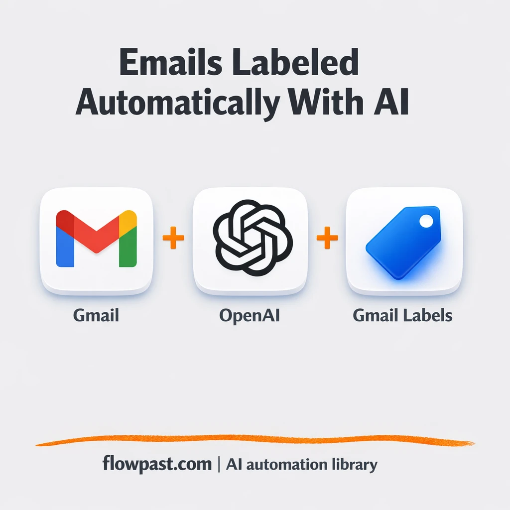 Gmail + OpenAI: inbox labels that stay consistent - n8n workflow automation template