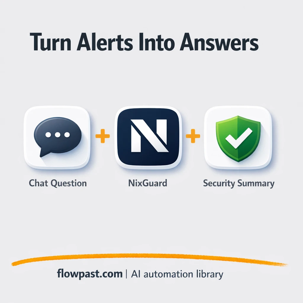 NixGuard to Slack, clearer security alerts fast - n8n workflow automation template