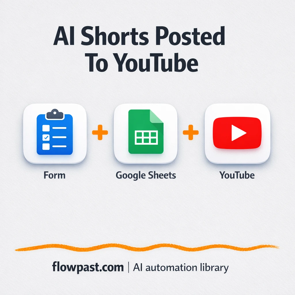 Google Sheets to YouTube, publish videos with SEO ready - n8n workflow automation template