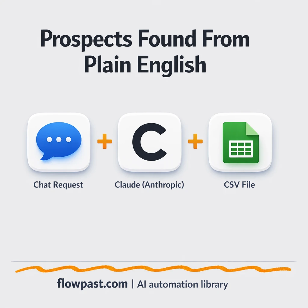 Explorium to Google Sheets, clean prospect lists fast - n8n workflow automation template