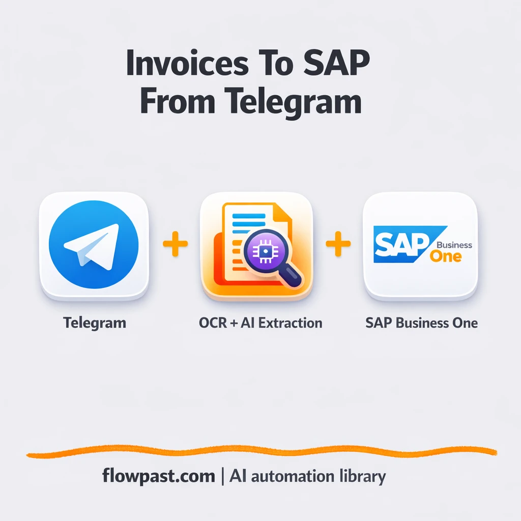 Telegram to Google Sheets, invoices logged clean - n8n workflow automation template