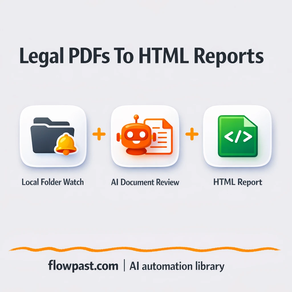 Ollama to Google Drive, clean HTML doc summaries - n8n workflow automation template