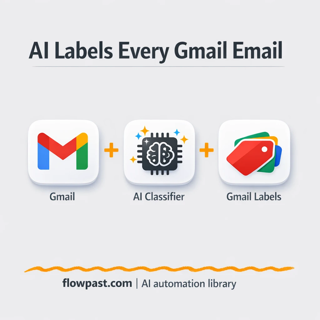 Gmail + OpenRouter: inbox labels that sort themselves - n8n workflow automation template