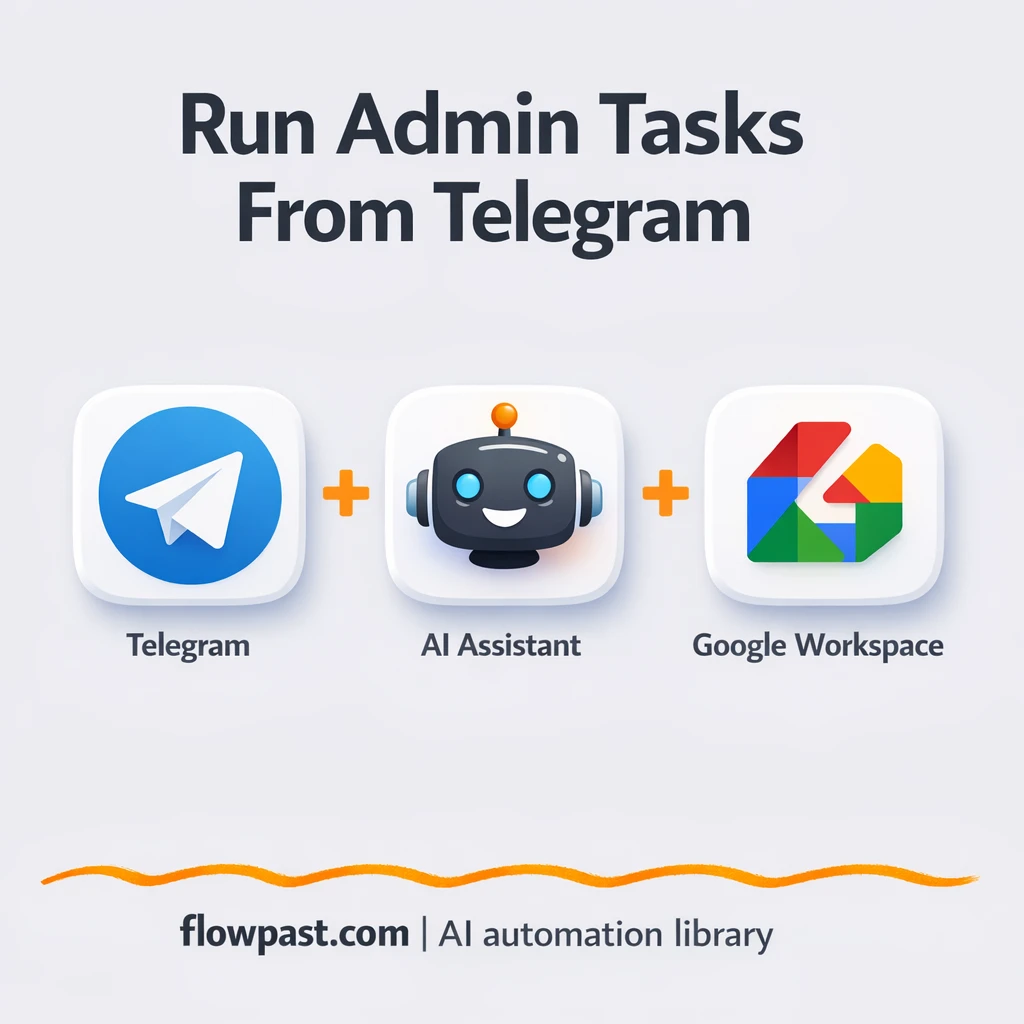 Telegram to Gmail, handle follow ups from chat - n8n workflow automation template