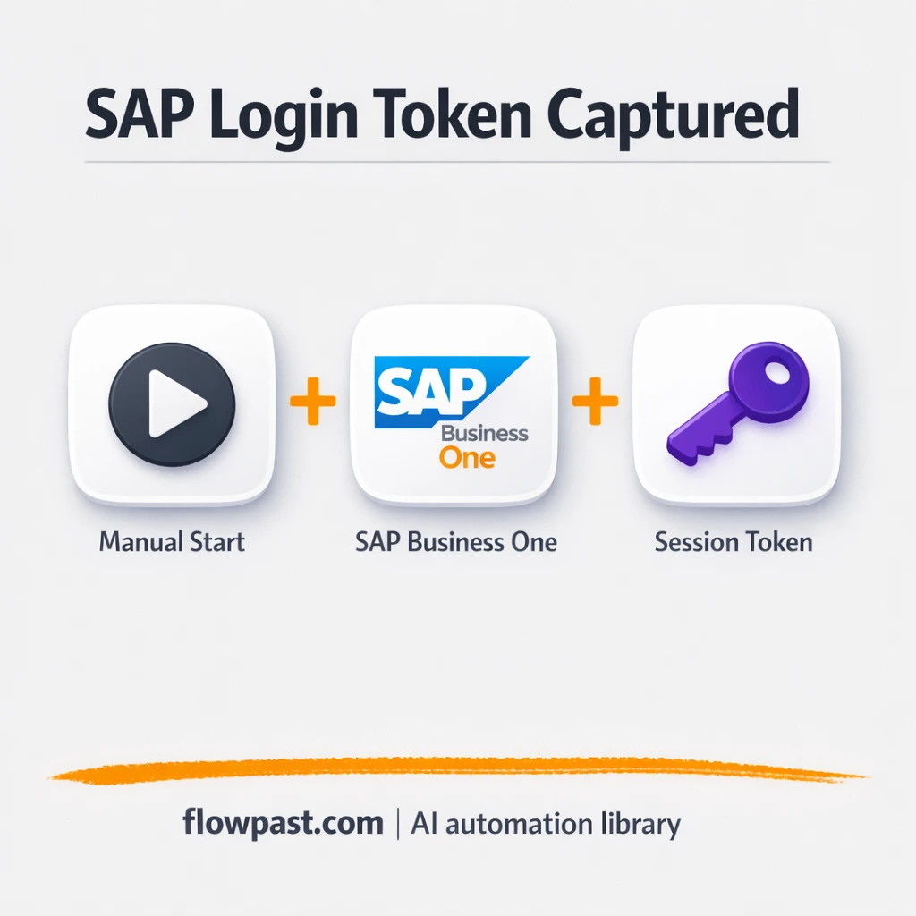 SAP Business One login checks with Slack alerts - n8n workflow automation template