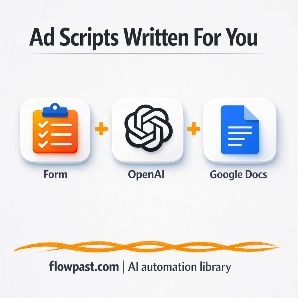 Google Forms to Google Docs, Veo scripts ready fast - n8n workflow automation template