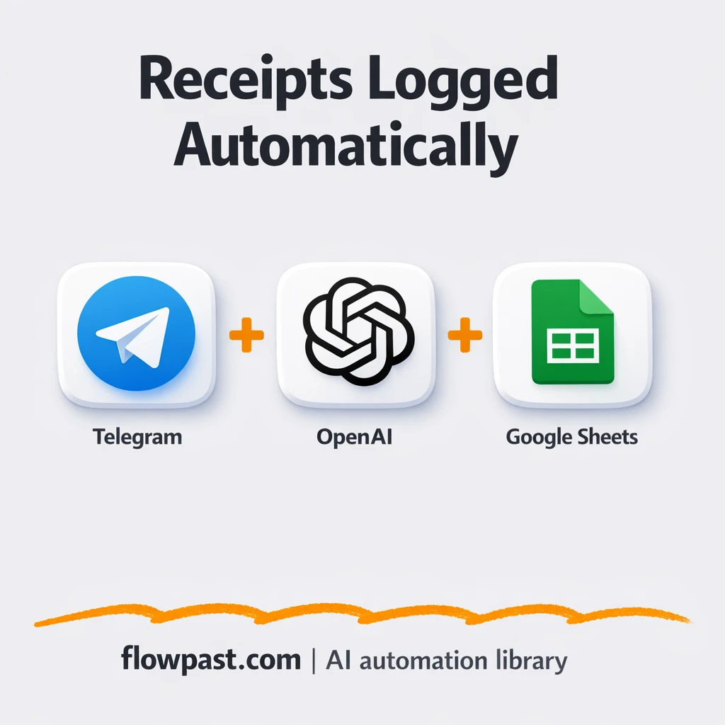 Telegram to Google Sheets, expenses logged for you - n8n workflow automation template