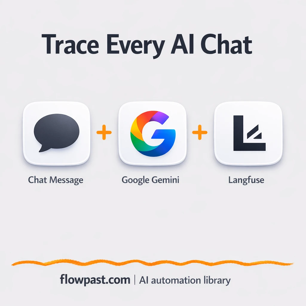 Langfuse + Slack: trace every AI agent reply clearly - n8n workflow automation template
