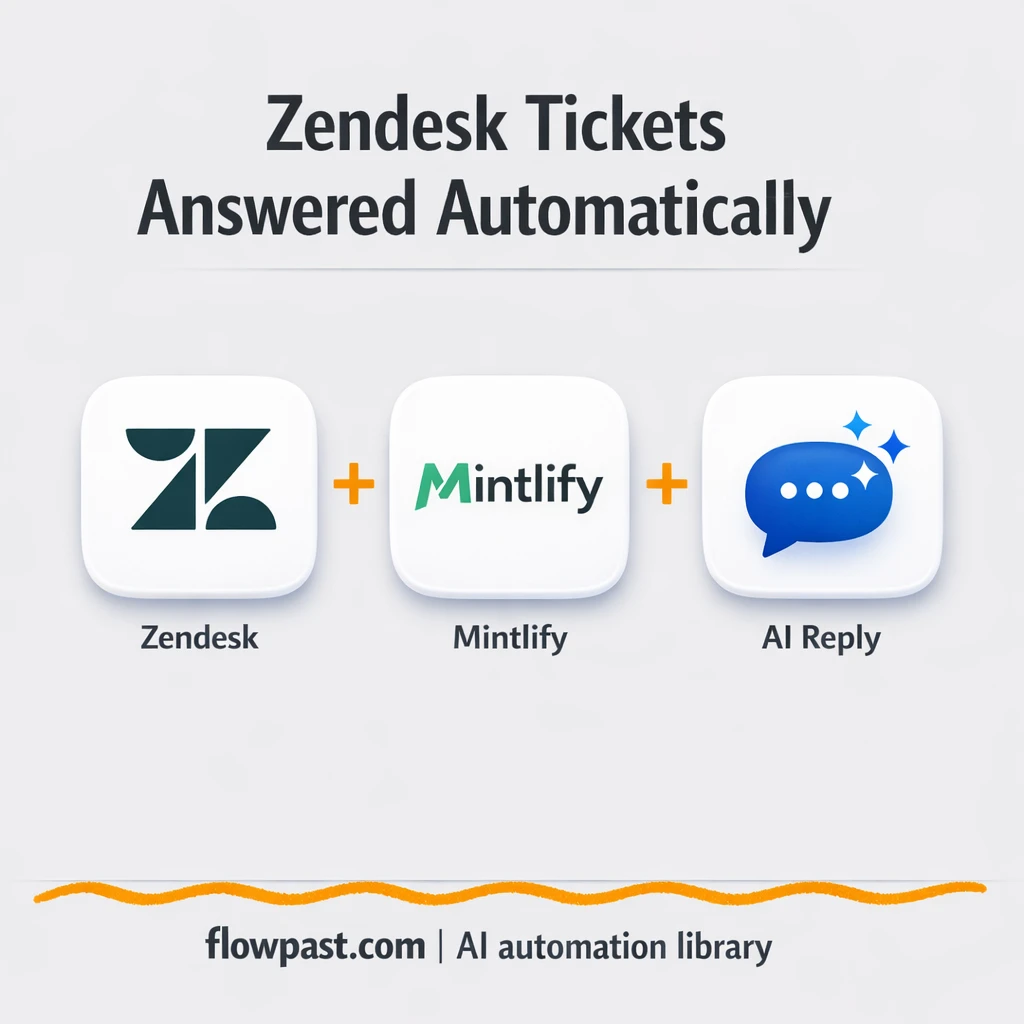Zendesk + Mintlify: consistent ticket replies - n8n workflow automation template