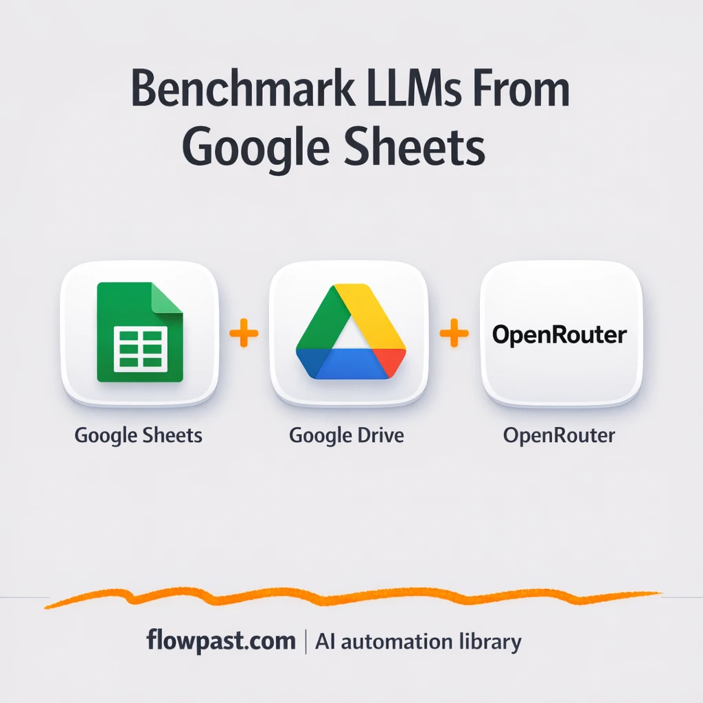 Google Sheets + OpenRouter: repeatable LLM evals - n8n workflow automation template