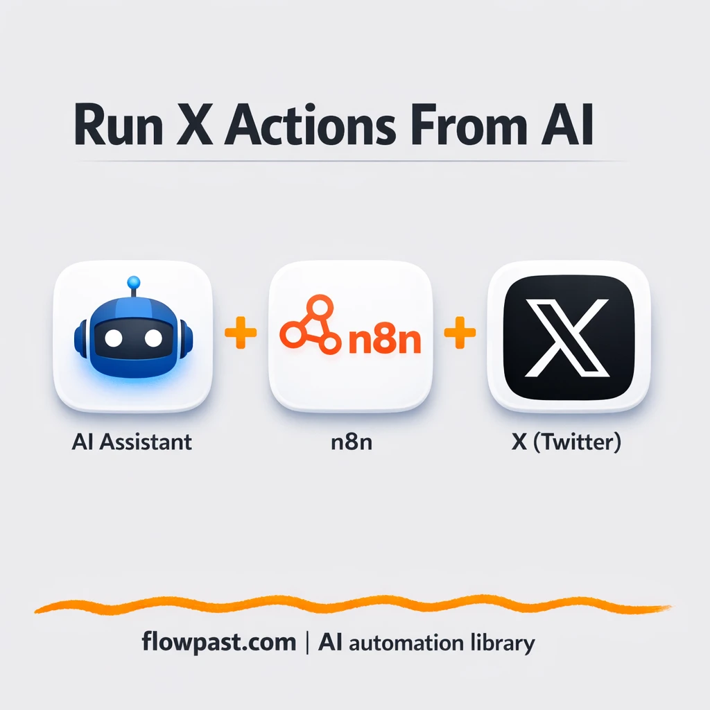 X + Claude Desktop: posting and DMs on autopilot - n8n workflow automation template