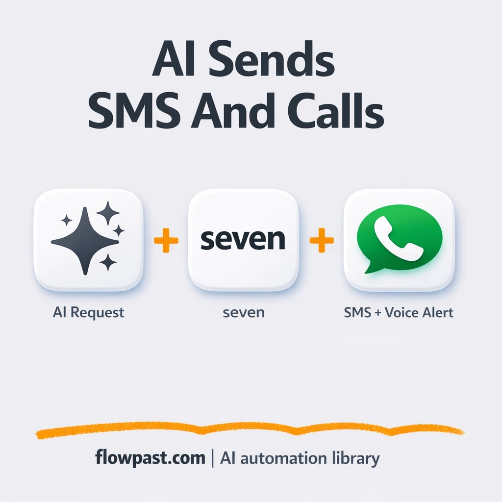 seven Tool + Slack: instant SMS and voice alerts - n8n workflow automation template
