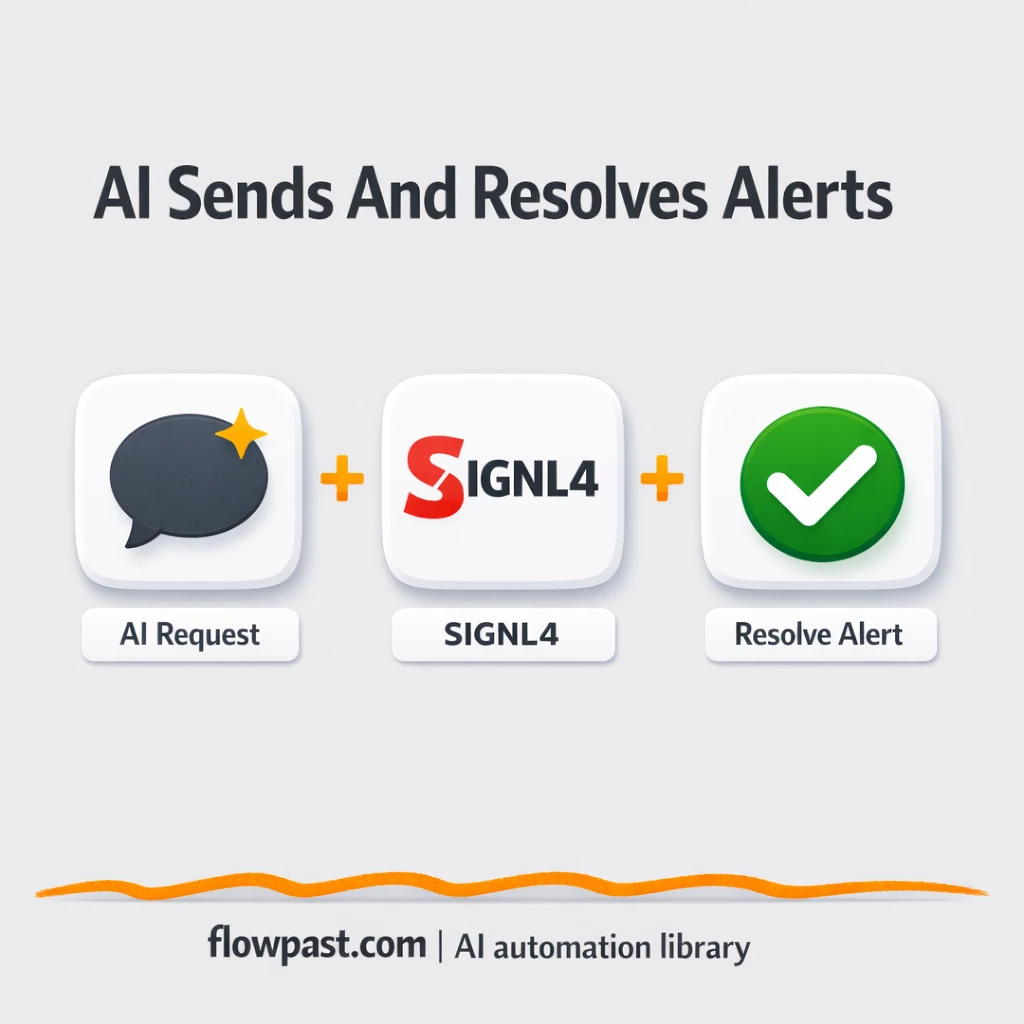 SIGNL4 + Slack: cleaner on call alerts, less noise - n8n workflow automation template