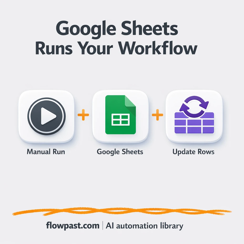 Google Sheets + Excel: READY to DONE status tracking - n8n workflow automation template