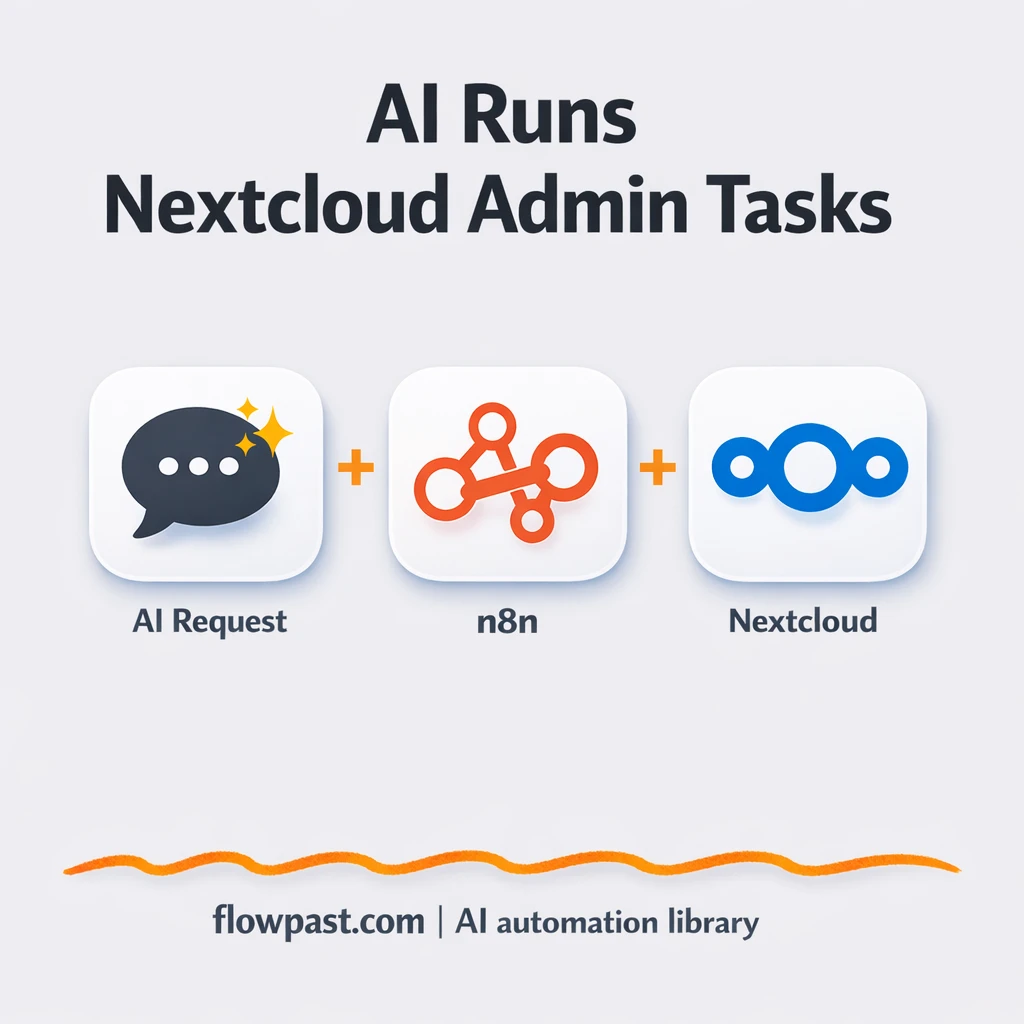 Nextcloud + Slack: file requests handled for you - n8n workflow automation template