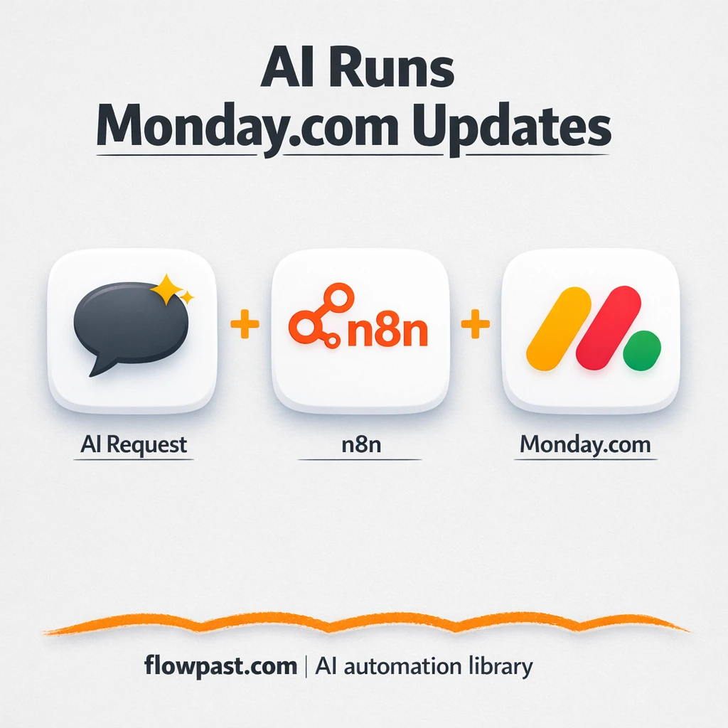 Monday.com + Microsoft Teams: updates handled for you - n8n workflow automation template