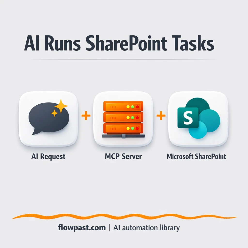 SharePoint + Claude Desktop: files and lists handled - n8n workflow automation template