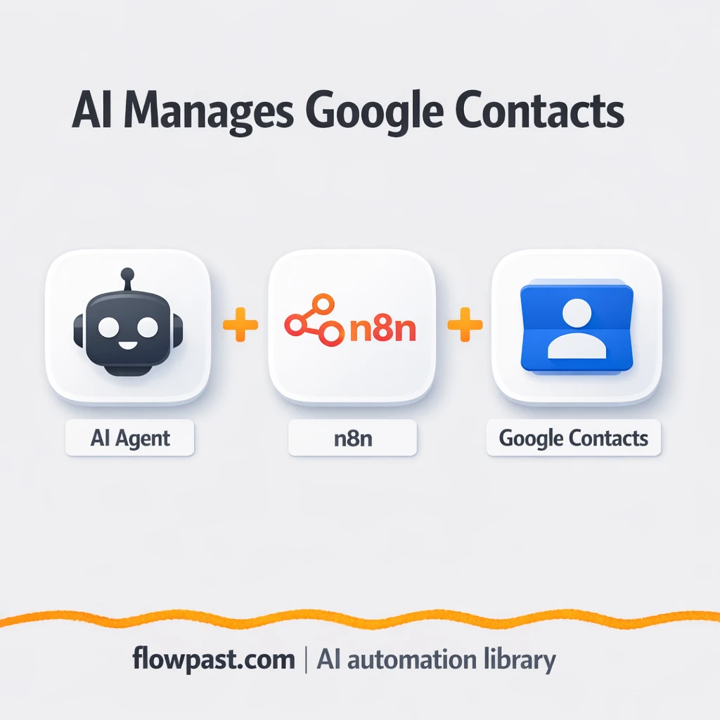Google Contacts + Google Sheets, clean lists nonstop - n8n workflow automation template