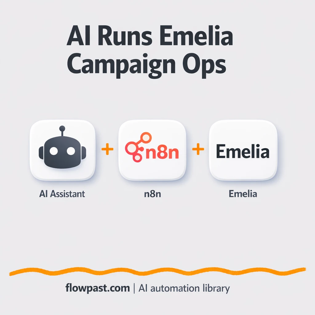 Emelia + Slack: campaign ops handled for you - n8n workflow automation template
