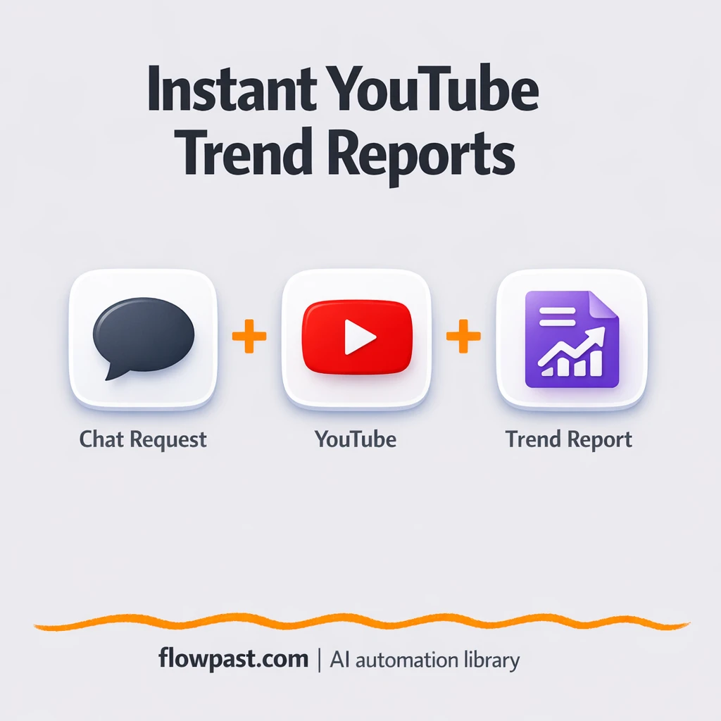YouTube + Google Sheets: trend ideas logged for you - n8n workflow automation template