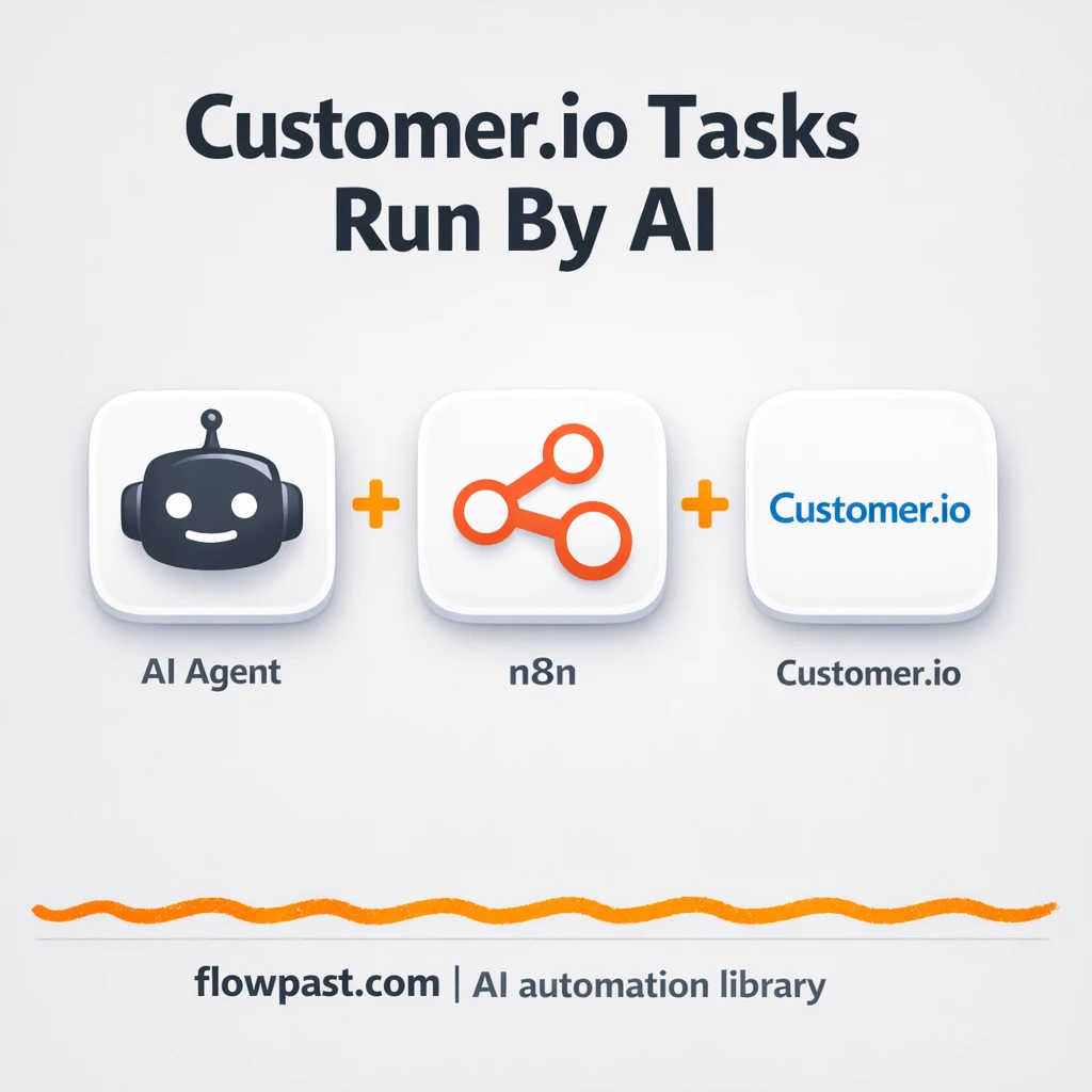 Customer.io + Claude Desktop: updates handled for you - n8n workflow automation template
