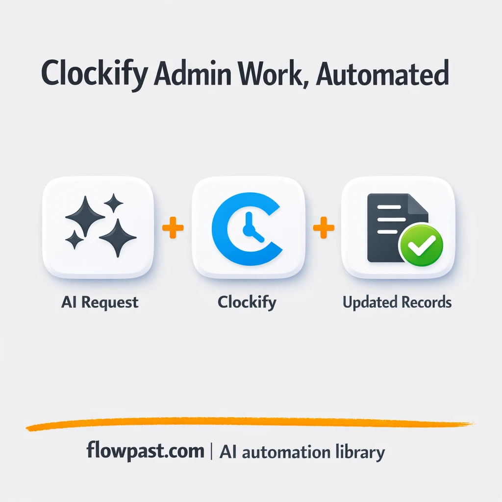 Clockify + Microsoft Teams: cleaner time logs - n8n workflow automation template